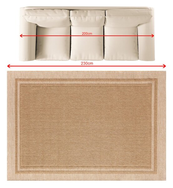 Dywan Sienna camel 160x230 cm