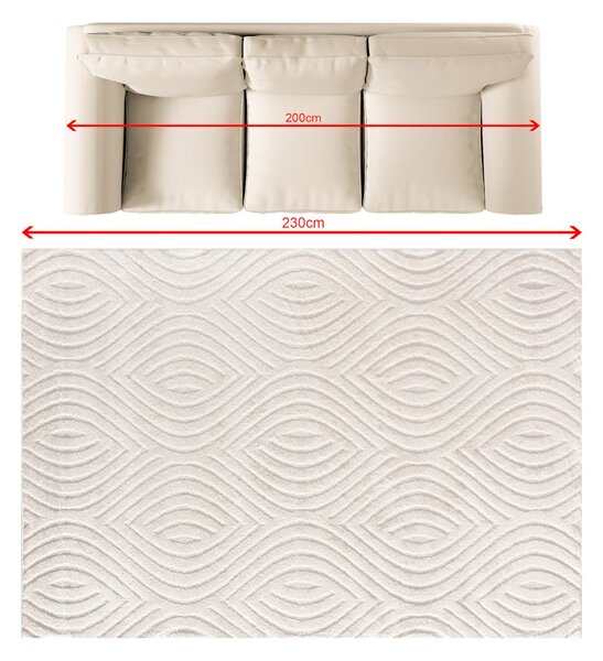 Dywan Serenno cream 160x230 cm