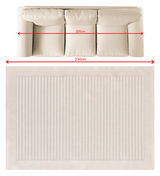 Dywan Lunara creamy 160x230 cm