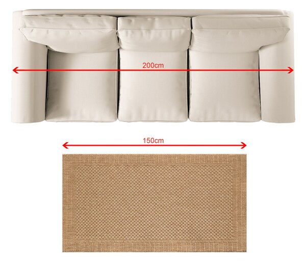 Dywan Corton camel 80x150 cm