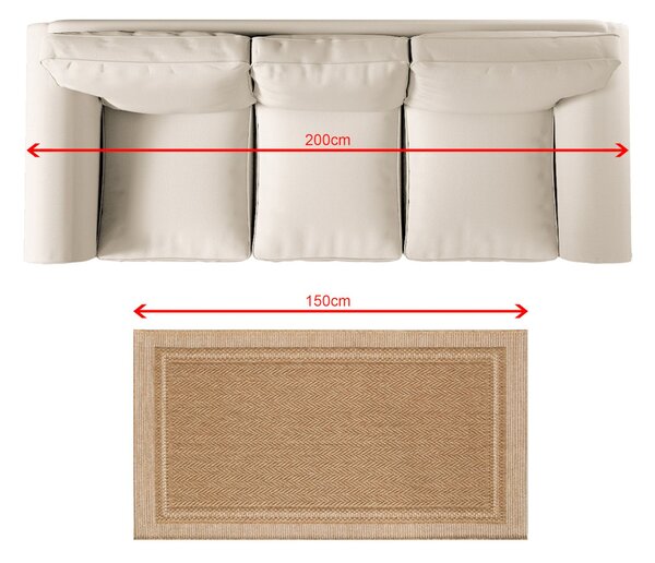 Dywan Sienna camel 80x150 cm