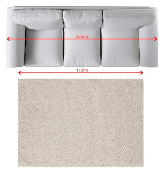 Dywan Solaro linen grey 120x170 cm