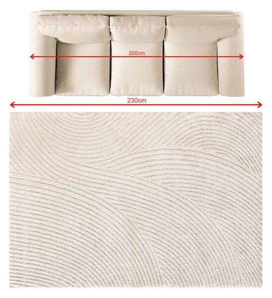 Dywan Travero beige/cream 160x230 cm