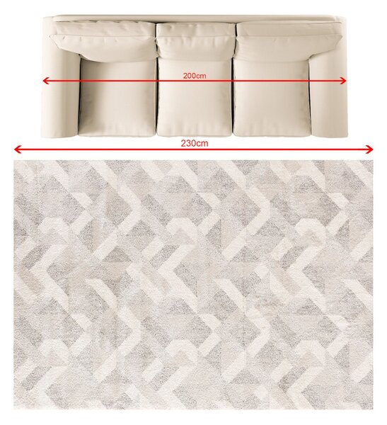 Dywan Larena beige/sand 160x230 cm