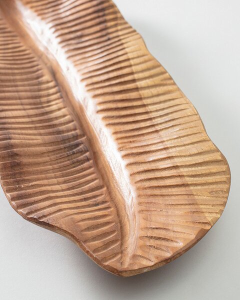 Patera Wood Leaf 60x18 cm