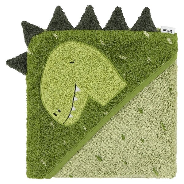 Ręcznik Kąpielowy z Kapturem 75 x 75 cm - Dinozaur Trixie Baby