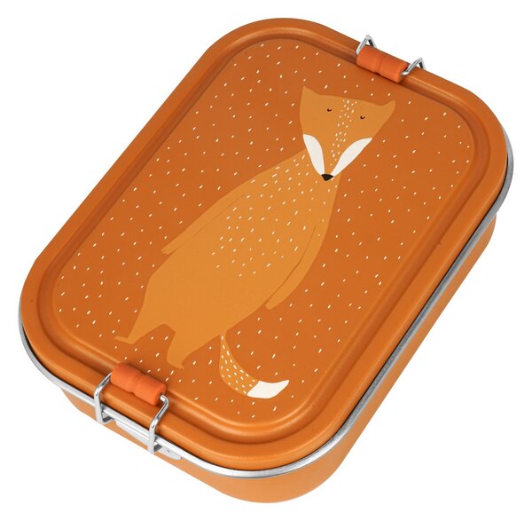 Duży stalowy lunch box - Lis Trixie Baby