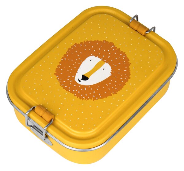 Mały stalowy lunch box - Lew Trixie Baby