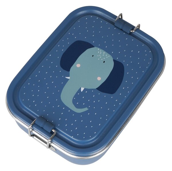 Mały stalowy lunch box - Słoń Trixie Baby