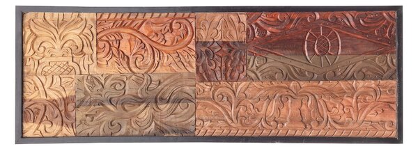Dekoracja ścienna Carvato 125x44x4 cm