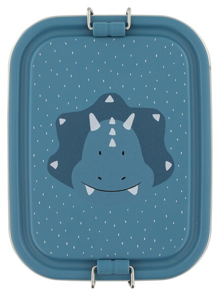 Mały stalowy lunch box - Triceratops Trixie Baby