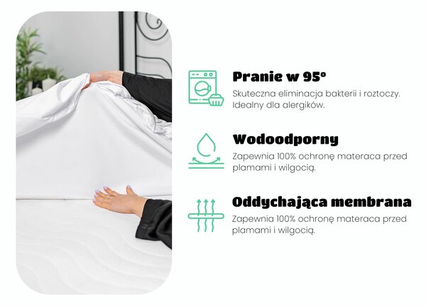 Ochraniacz na materac dwuwarstwowy