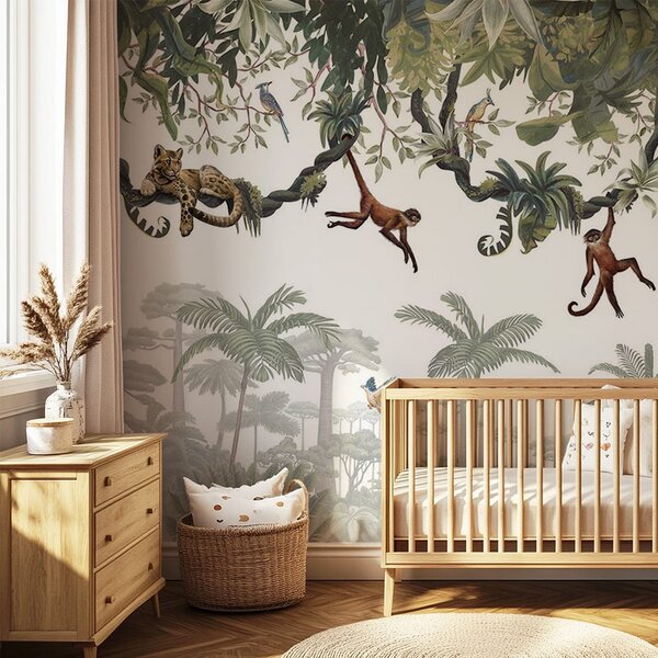 Tapeta do pokoju dziecka Cheeky Monkeys