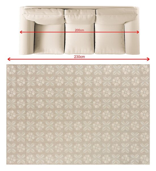 Dywan Liva sand 160x230 cm