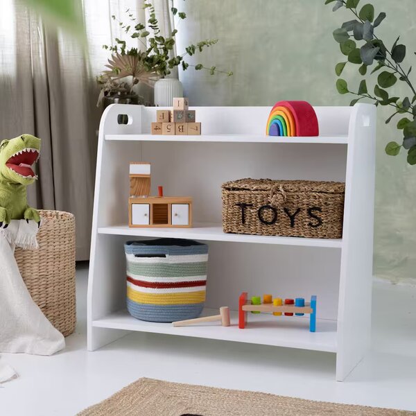 Drewniany regał półka montessori na zabawki wysoki 70 CM M