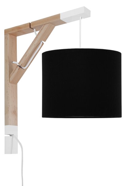 Lampa ścienna - kinkiet - SIMPLE CZARNY