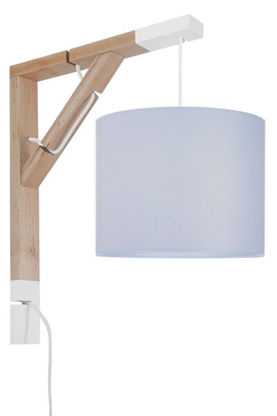 Lampa ścienna - kinkiet - SIMPLE BŁĘKITNY