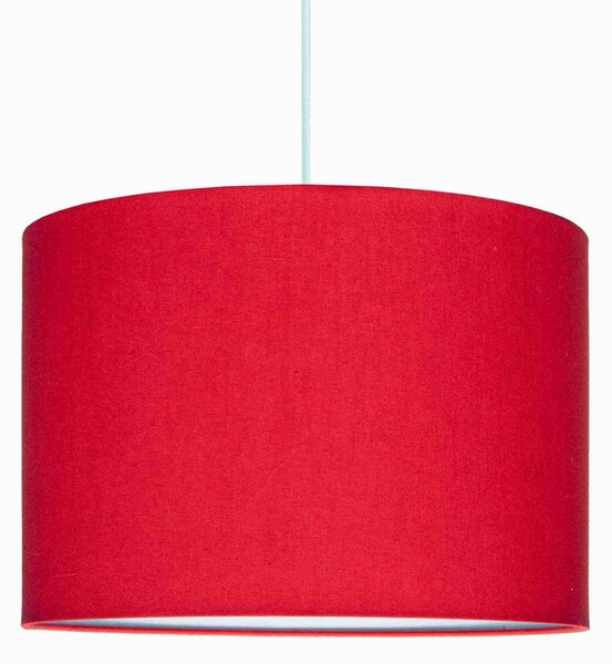 Lampa sufitowa MINI do pokoju dziecięcego CZERWONA 28cm
