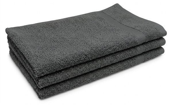 Ręcznik Classic mały ciemnoszary 30x50 cm, 100% bawełna