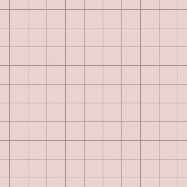 Tapeta dziecięca w kratkę Dusty pink - warianty