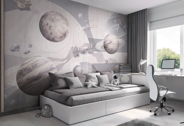 Tapeta dla dzieci SPACE ZONE - MILKY dla miłośnik astronomii