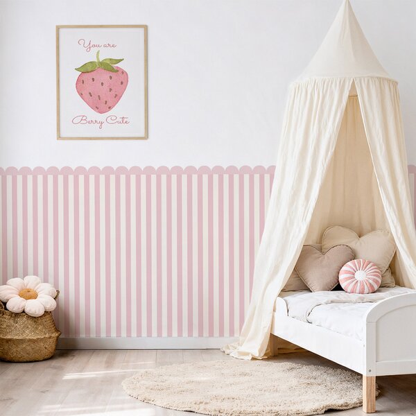 Naklejka do pokoju dziecka Lamperia - Shake The Colors "Strawberry Cake" 100 cm