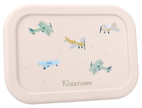 Lunchbox pojemnik silikon KIDZROOM Small Aeroplane