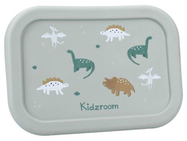 Lunchbox pojemnik silikon KIDZROOM Small Dino