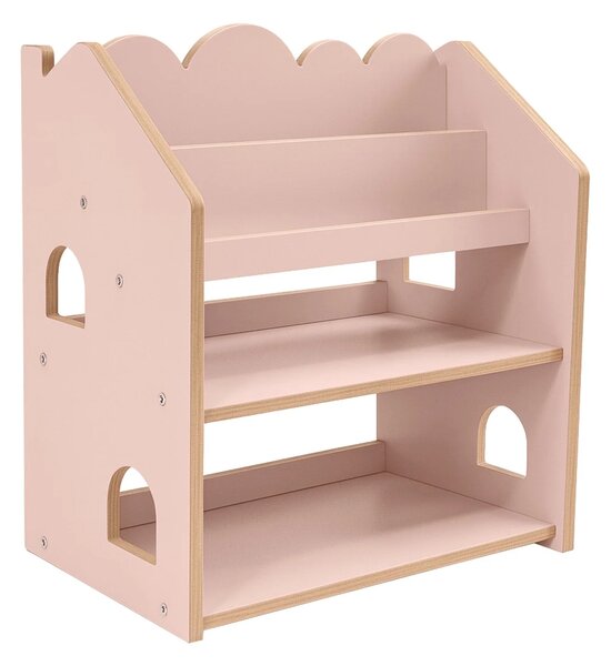MeowBaby Biblioteczka Montessori | Regał Domek na Książki MDF - kolory