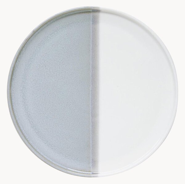 Komplet talerzy śniadaniowych z porcelany Double, 4 elem