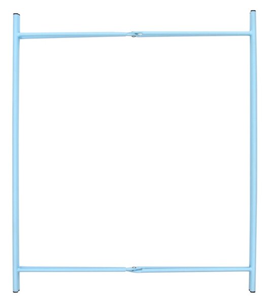 Metalowy rozkładany stolik ogrodowy w turkusowym kolorze Esschert Design, 46x46x52 cm