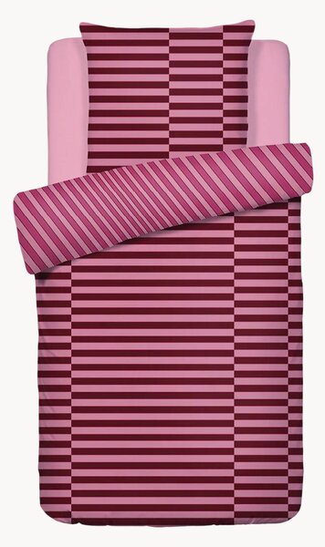 Komplet pościeli z satyny bawełnianej Eclat Pink