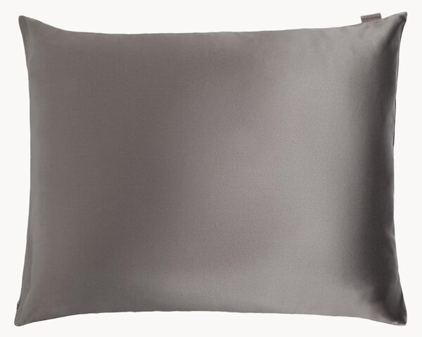 Poszewka na poduszkę z jedwabiu Charcoal