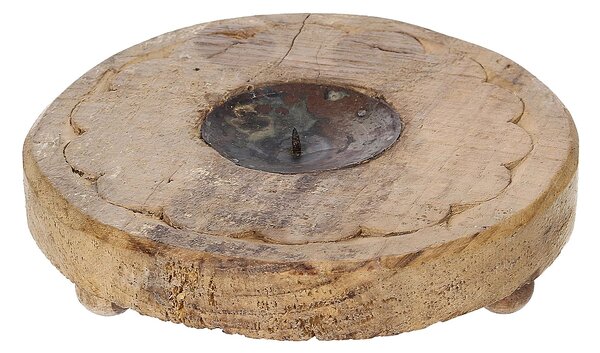 Podstawka na świecę Rustic Flame 15 cm