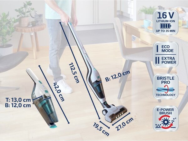 Odkurzacz bezprzewodowy Rotaro PowerVac 2v1 – LEIFHEIT