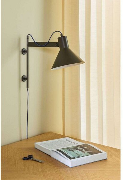 Lampa Ścienna Hübsch, brąz rdzawy, salon, metal