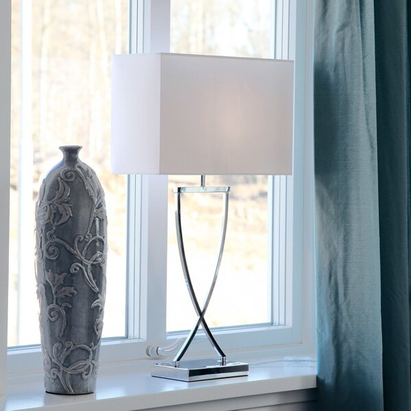 Lampa Stołowa By Rydéns, Omega, metaliczny, salon, tkanina | tekstylia, nowoczesny