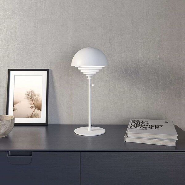 Lampa Stołowa Herstal, czarny, salon, metal