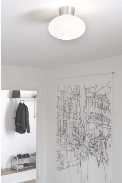 Lampa Sufitowa Belid, ściemnialny, biały, salon, szkło