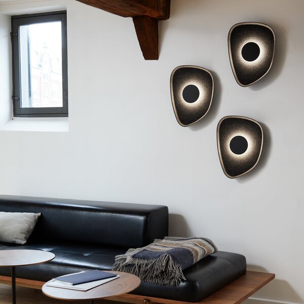 Lampa Ścienna LOOM DESIGN, Cozy, czarny, salon, tkanina | tekstylia, nowoczesny