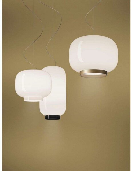 Lampa Wisząca Foscarini, ściemnialny, biały, jadalnia, szkło