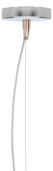 Lampa Wisząca Kartell, pudrowy róż, salon, metal