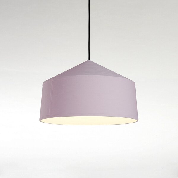 Lampa Wisząca MARSET, Zenc, ściemnialny, pudrowy róż, salon, tworzywo sztuczne, design