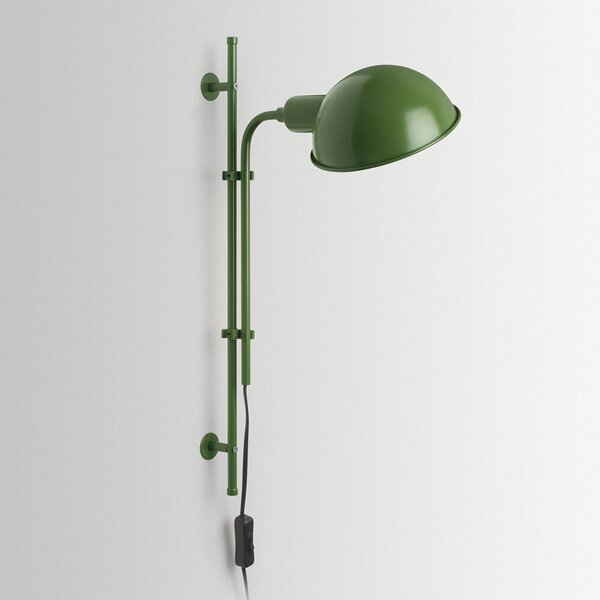 Lampa Ścienna MARSET, Funiculí A, zielony, salon, metal, design