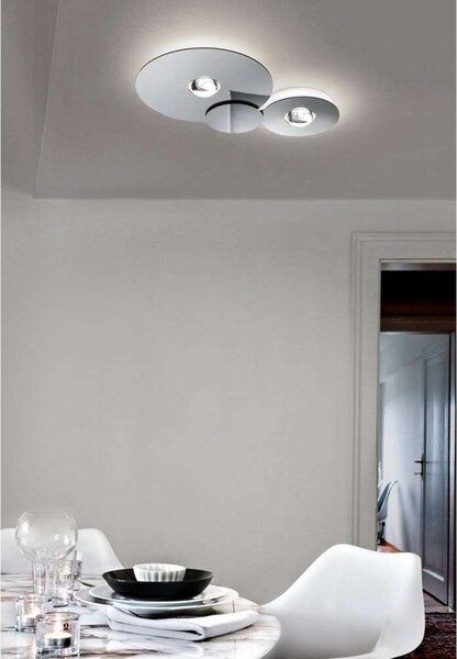 Lampa Sufitowa Lodes, ściemnialny, metaliczny, metal