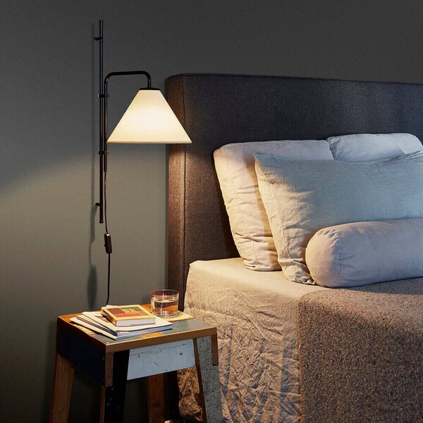 Funiculi Fabric Lampa Ścienna Czarno/Biała - Marset