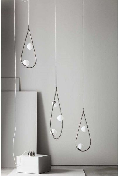 Lampa Wisząca Pholc, metaliczny, salon, metal