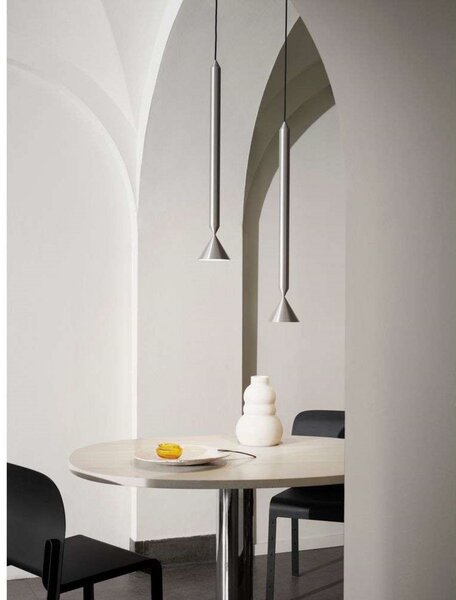 Lampa Wisząca Pholc, Apollo 59, ściemnialny, metaliczny, gabinet | pracownia, aluminium, design