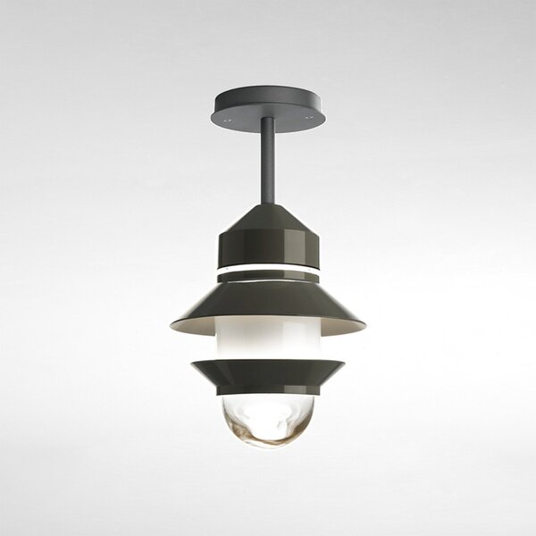 Zewnętrzna Lampa MARSET, Santorini, ściemnialny, czarny, szkło, design