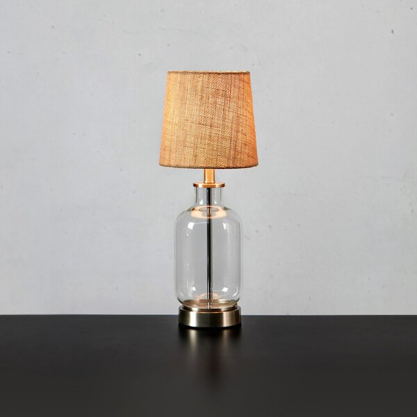 Lampa Stołowa Markslöjd, Costero, beżowy, salon, szkło